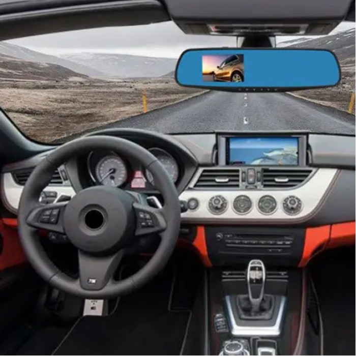 Автомобільний відеореєстратор-дзеркало L9001 LCD 3.5" 1080P Full HD, Відеореєстратор на автомобіль