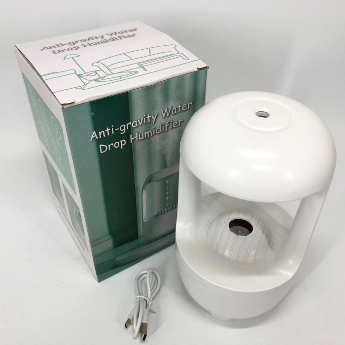 Зволожувач повітря ультразвуковий DROP HUMIDIFIER AND-199, левітуючий розпилювач для спальні, будинки, готелі