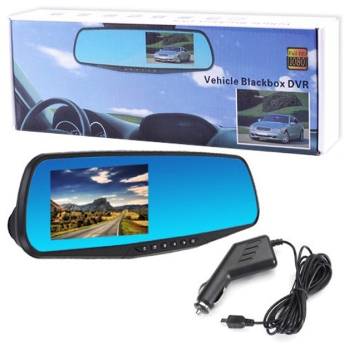 Автомобільний відеореєстратор-дзеркало L9001 LCD 3.5" 1080P Full HD, Відеореєстратор на автомобіль