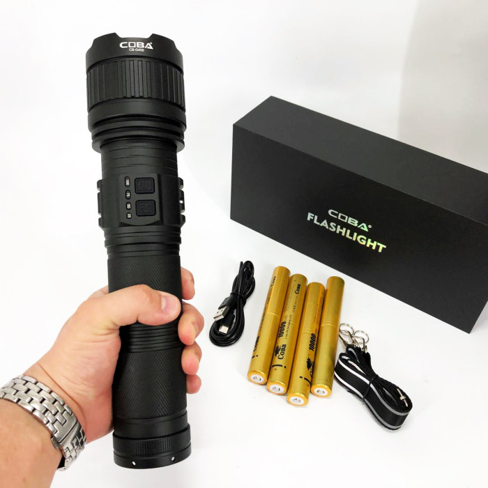 Ліхтар CB-G400 WHITE LASER LED PM60-TG, Сильний ліхтарик, Ліхтар ручний тактичний