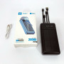 Портативний зарядний пристрій на 20000mAh, Power Bank на сонячній батареї, для планшета. Колір: чорний