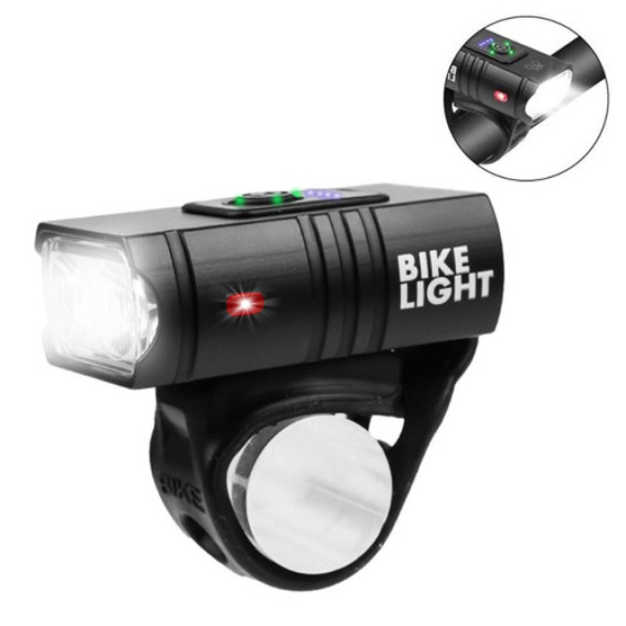 Велосипедний ліхтар BK-02Pro-2XPE ULTRA LIGHT, Велосипедний ліхтар із захистом від вологи, Велосипедне світло