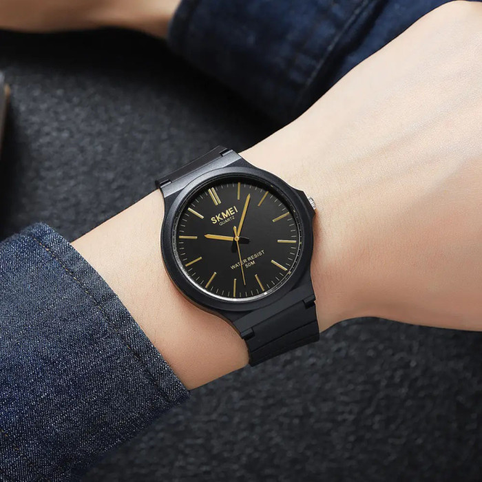 Годинник наручний чоловічий SKMEI 2108BKGD, кварцовий годинник, брендовий чоловічий годинник, годинник підлітковий
