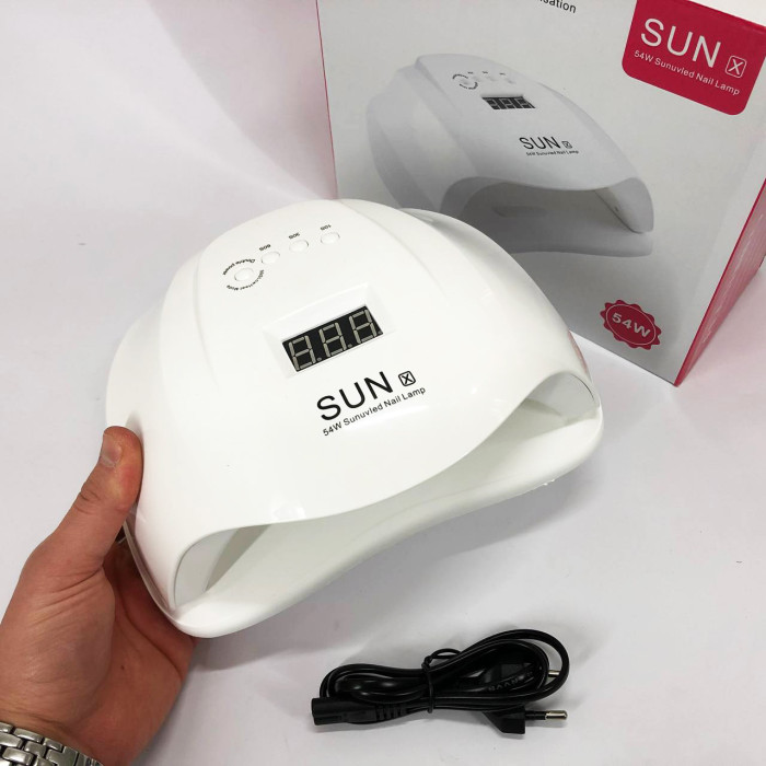 Професійна сушарка Sun X Beauty nail 54w FD 160A для нігтів, лампа для гель-лаку, Лампа майстра манікюру