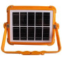 Потужний ліхтар - прожектор із сонячною панеллю та функцією Power bank Solar LED light 12000 mAH