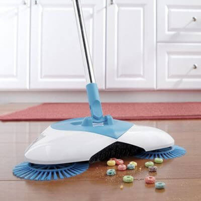 Механічна швабра-віник Hurricane Spin Broom щітка віник ефект пилососа, Швабра для підлоги моп