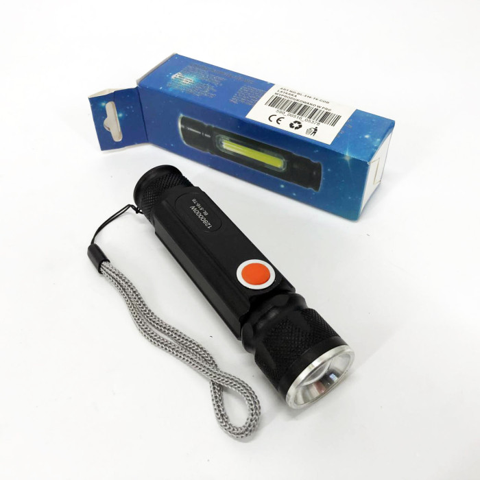 Ліхтарик портативний світлодіодний Police BL-516/616-T6-COB з USB-зарядкою, магнітом та функцією зуму