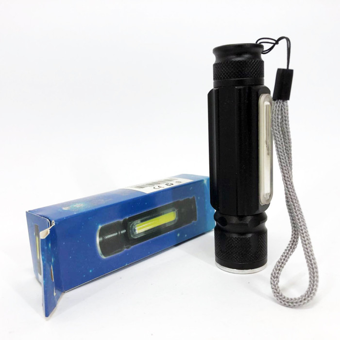 Ліхтарик портативний світлодіодний Police BL-516/616-T6-COB з USB-зарядкою, магнітом та функцією зуму