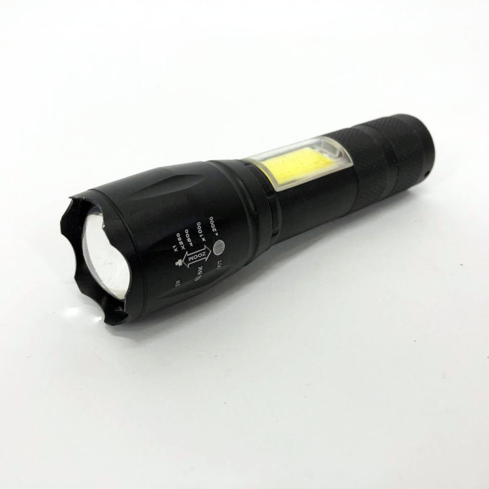 Ліхтарик акумуляторний ручний Bailong BL-29 діод T6 + COB зарядка від USB, ліхтарик led, водонепроникний