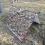 Якісний дощовик пончо (плащ-палатка) мультикам тактичний зміцнений камуфляж