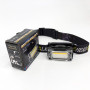 Ліхтар налобний YY-19C-5SMD+COB white+yellow+red Motion Sensor, Потужний світлодіодний ліхтарик на голову