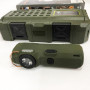 Ліхтарик-запальничка армійська MULTIFUNCTIONAL D51-COB, Запальничка на подарунок в упаковці. Колір: зелений