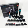 Набір VGR 2 в 1 V-001 V-977 BLACK, акумуляторна машинка для стрижки та триммер. Колір: чорний
