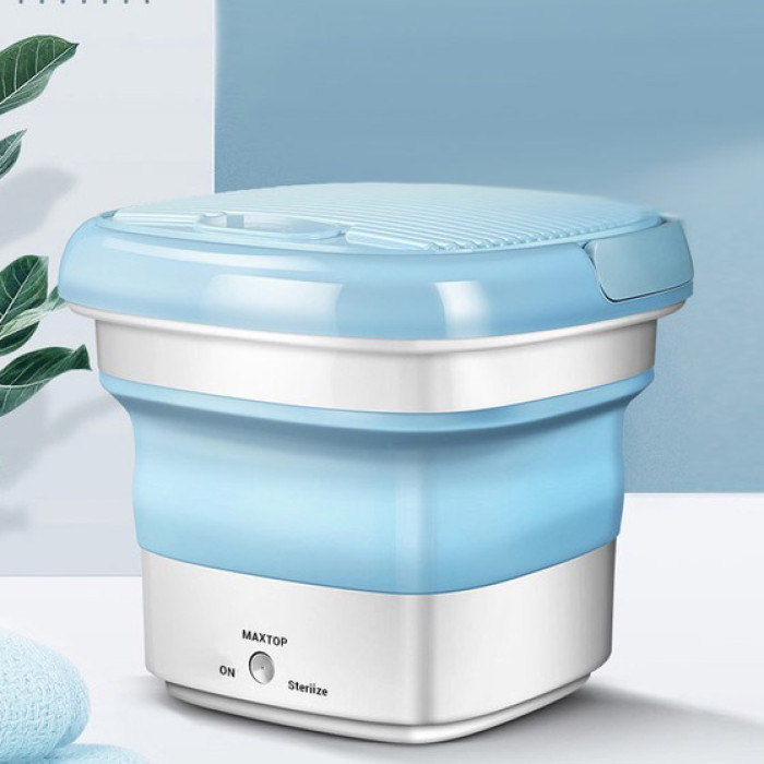 Пральна машина MAXTOP silicon washing machine, Портативна пральна машина. Колір: блакитний