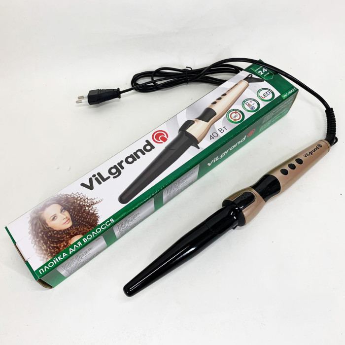 Плойка конусна ViLgrand VHC-3041LC. Колір: золотий