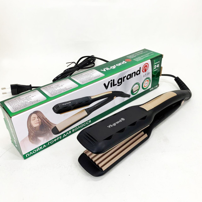 Плойка для волосся ViLgrand VHS-110. Колір: золотий