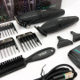 Професійний набір для стрижки волосся VGR V-640 акумуляторний Barber Combo PREMIUM. Колір: чорний
