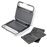 Бутербродниця Adler AD 3070 2в1 1100Вт White