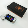Дугова електроімпульсна запальничка із USB-зарядкою Україна LIGHTER HL-439. Колір: срібло