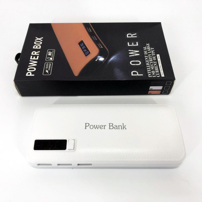 Портативний зарядний пристрій Павербанк 50000 mAh 3хUSB Power Bank Smart Tech. Колір: білий