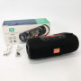 Портативна Bluetooth колонка TG341 зі шнурком, акумуляторна переносна колонка. Колір: чорний