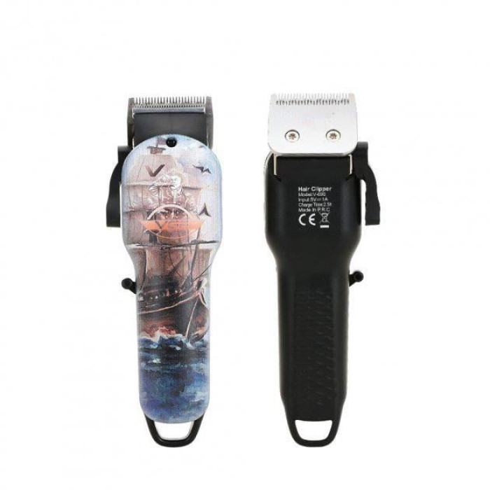 Акумуляторна машинка для стрижки VGR V-690 від USB Нержавіюча сталь, підстригальна машинка