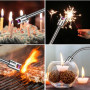 Запальничка електрична BBQ Lighter імпульсна плазмова вітрозахисна USB запальничка для газової плити