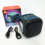 Портативна Bluetooth колонка TG359 7W з RGB підсвічуванням, гучна колонка для вечірки. Колір: чорний