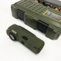 Ліхтарик-запальничка армійська MULTIFUNCTIONAL D51-COB, Запальничка на подарунок в упаковці. Колір: зелений