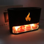Лампа зволожувач повітря Docsal Flame 3 в 1 з соляним камінням, Портативний зволожувач повітря лампа