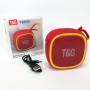 Портативна Bluetooth-колонка TG659 з ремінцем, Гучна блютуз колонка для вечірки. Колір: червоний