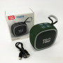 Портативна Bluetooth-колонка TG659 з ремінцем, Бездротова колонка портативна потужна. Колір: зелений
