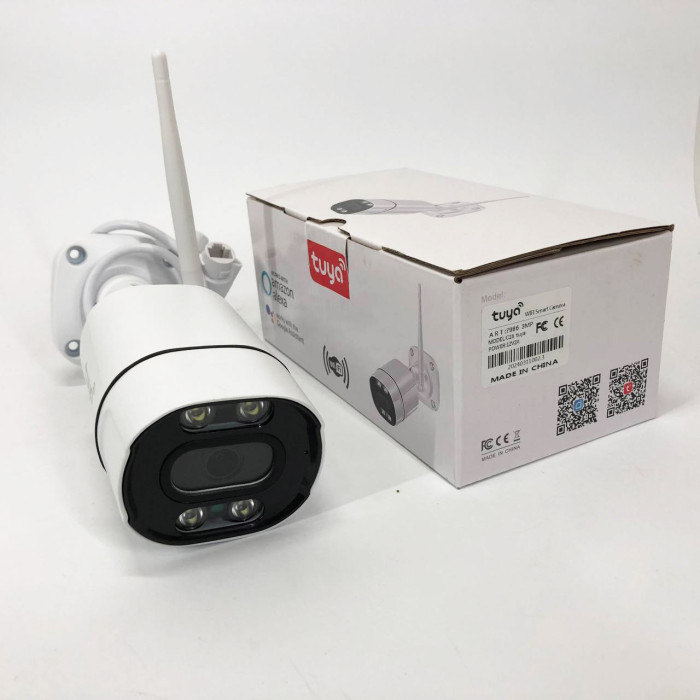 Камера відеоспостереження Camera C16 TUYA APP WIFI IP 3.0 mp вул.