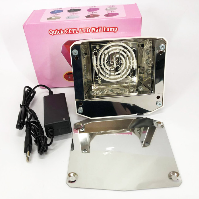 Сушарка для нігтів UV LAMP CCF+LED, Сушарка для нігтів, Портативна сушарка для нігтів. Колір: білий