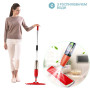 Швабра з розпилювачем Water Spray Mop, Швабра спрей з розпилювачем та ємністю для води. Колір: червоний