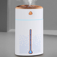 Ультразвуковий зволожувач повітря для дітей з підсвічуванням Heavy Fog Humidifier, Зволожувач міні. Білий