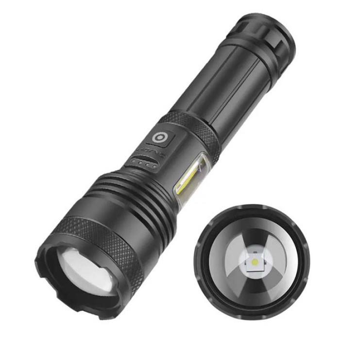 Ліхтарик PLD-P815 White Laser LED PM10-TG+COB, Ліхтарик тактичний акумуляторний ручний