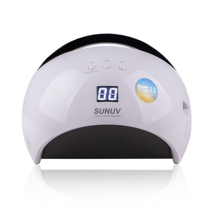 Ультрафіолетова лампа для Манікюру UV LAMP Sun 6, Світлодіодна сушарка для гель лаку. Колір: білий