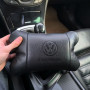 Набір шкіряних подушок 2шт - Volkswagen на підголовник у машину, Автомобільна подушка