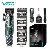 Акумуляторна машинка для стрижки VGR V-279 GREEN