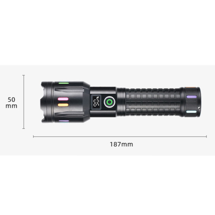 Ліхтар NIGHT VISION FLUORESCENCE CB-G62-TG, Надпотужний ліхтарик, Водонепроникний ліхтарик, Яскравий ліхтарик