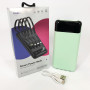 Павербанк Power Bank UKC 50000mAh Мобільна зарядка зовнішній акумулятор портативний павер. Колір: зелений