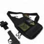 Тактична сумка на плече з кобурою, система MOLLE, патч-панель, Cordura