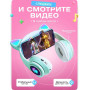 Бездротові навушники LED з котячими вушками CAT STN-28. Колір: зелений