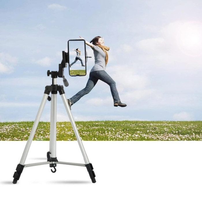 Штатив для камери, телефону, трипод, тринога TriPod 330A 0.50-1.35м, штатив для блогера, для зйомки