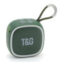 Портативна Bluetooth-колонка TG659 з ремінцем, Бездротова колонка портативна потужна. Колір: зелений