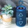 Bluetooth колонка портативна TG656 FM-радіо, потужна переносна акустична колонка. Колір: синій