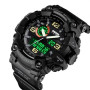 Годинник наручний чоловічий SKMEI 1520BK BLACK, армійський годинник протиударний. Колір: чорний