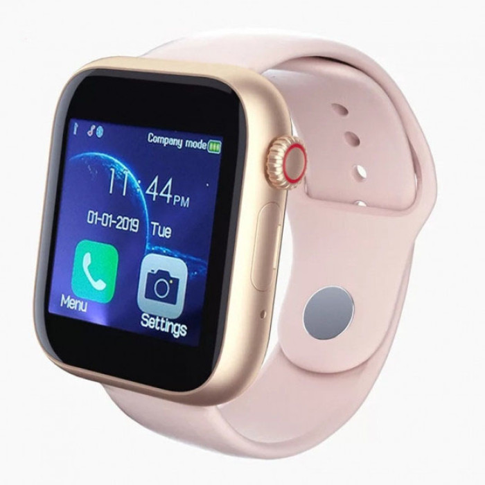 Розумний смарт годинник Smart Watch Z6 c SIM з камерою. Колір: рожевий