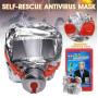 Маска протигаз, панорамний протигаз Fire mask
